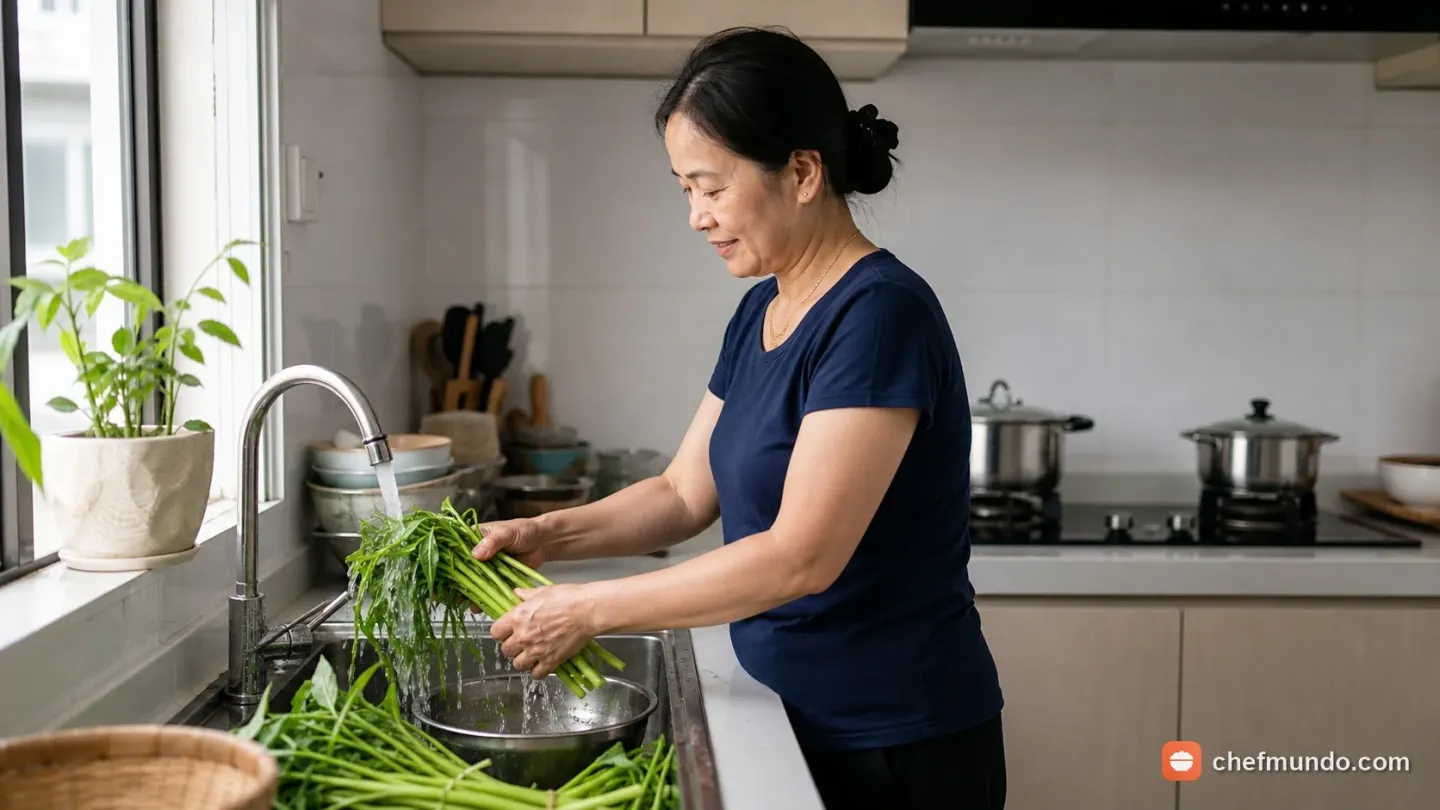 Sỏi thận có nên ăn rau muống không và lượng oxalat trong rau muống.