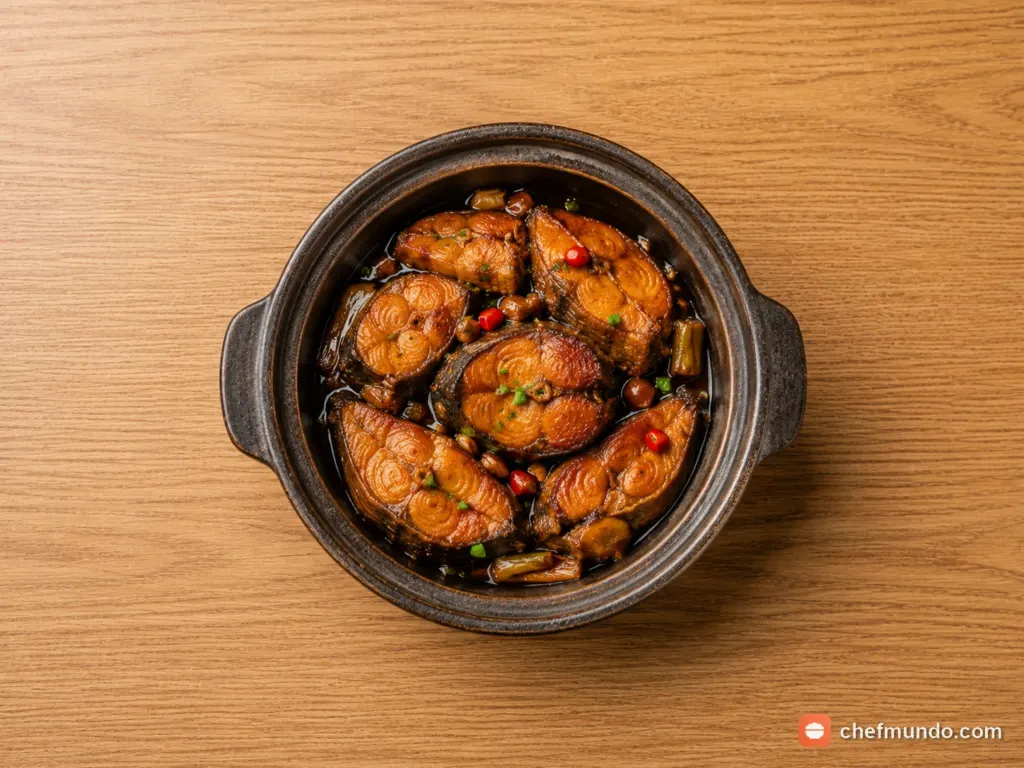 Công thức nấu cá kho làng Vũ Đại tại nhà, cá săn bùi ăn được cả xương