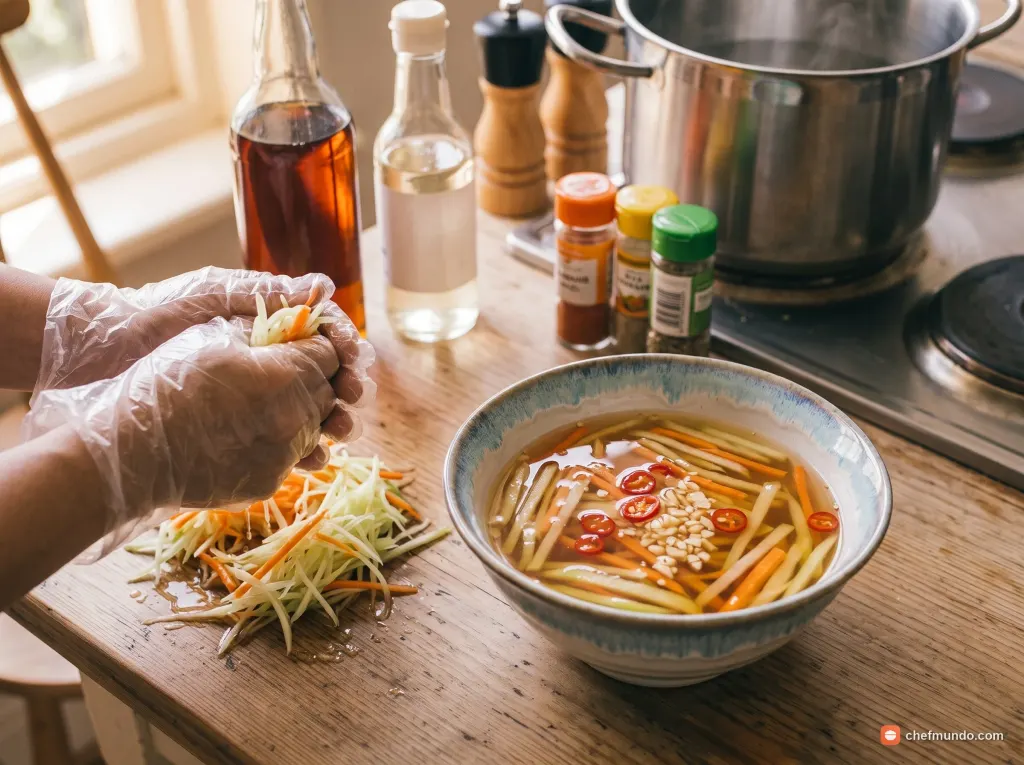 Làm đồ chua và pha nước chấm