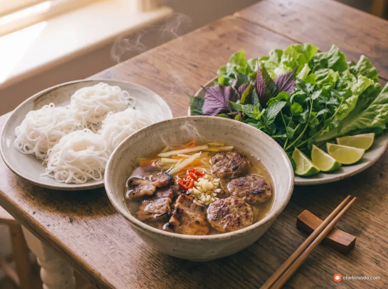 Cách làm bún chả Hà Nội – Thịt nướng thơm, nước chấm chua ngọt chuẩn vị