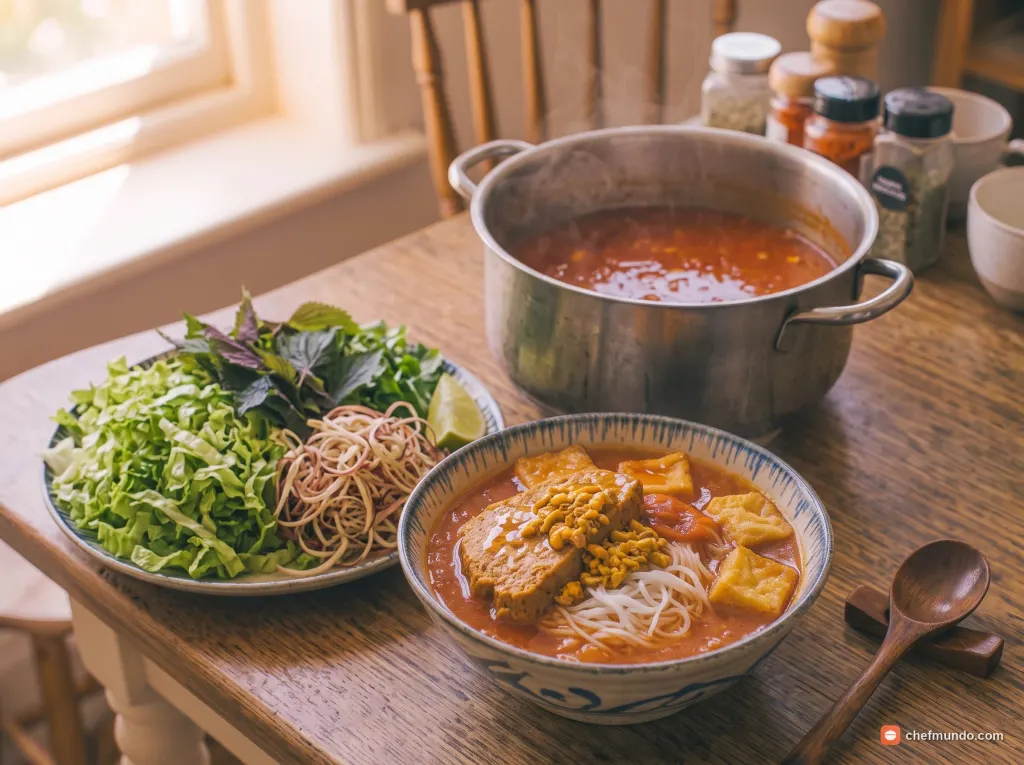Cách làm bún riêu cua Hà Nội ngon chuẩn vị, riêu đặc thịt