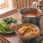 Cách làm bún riêu cua Hà Nội ngon chuẩn vị, riêu đặc thịt
