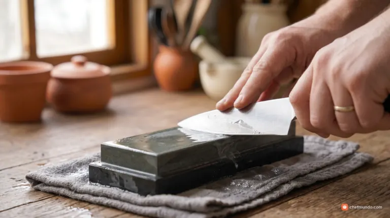 Cách mài dao bén tại nhà bằng đá mài, sắc như dao mới