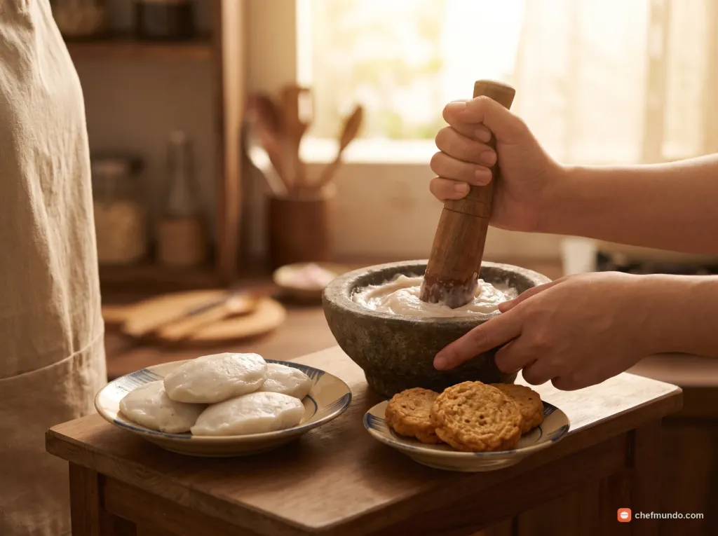 Làm chả cá (quết, hấp và chiên)