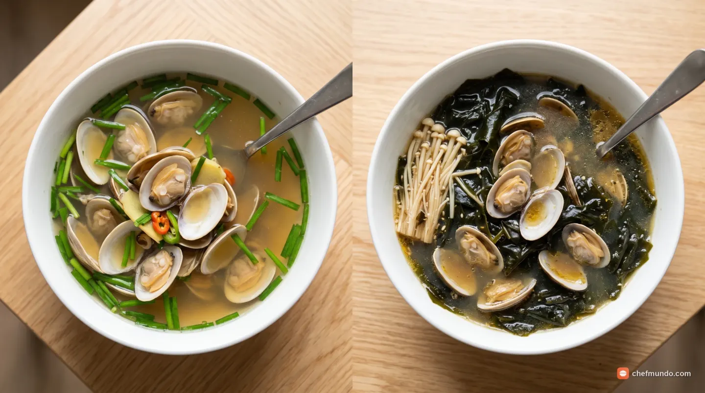 Cách nấu canh ngao hẹ, đậu phụ, đậu bắp và phiên bản kiểu Hàn Quốc
