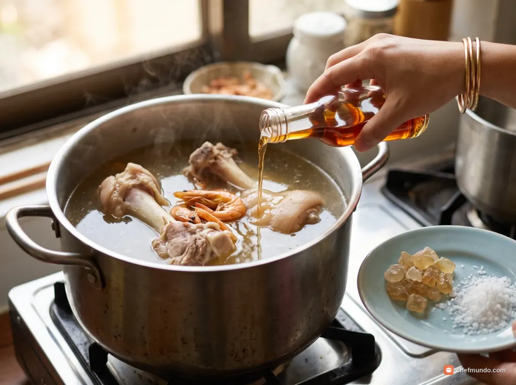Nêm nước dùng hoàn chỉnh
