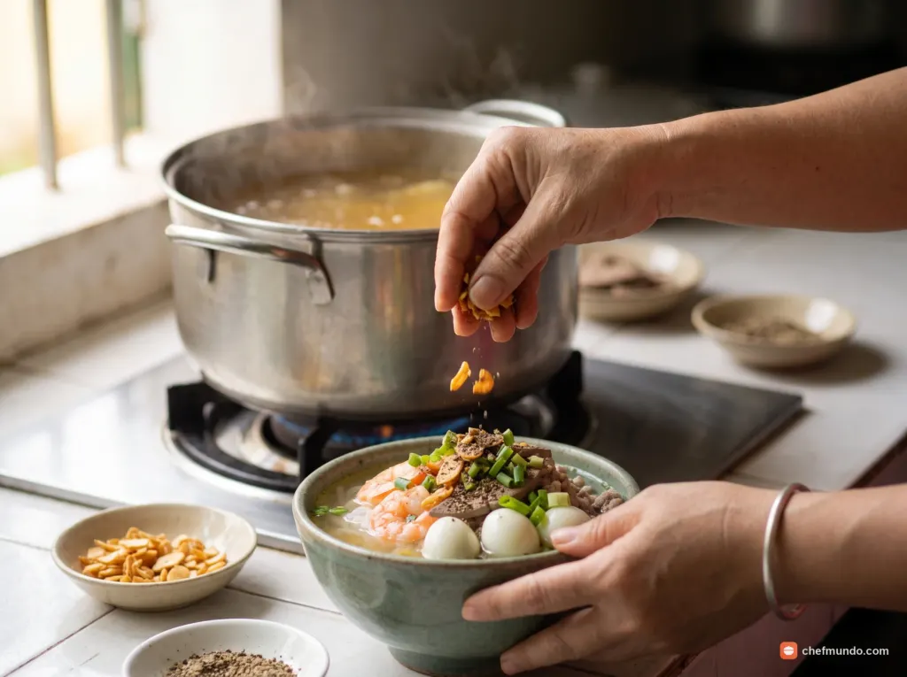 Trình bày tô hủ tiếu Nam Vang
