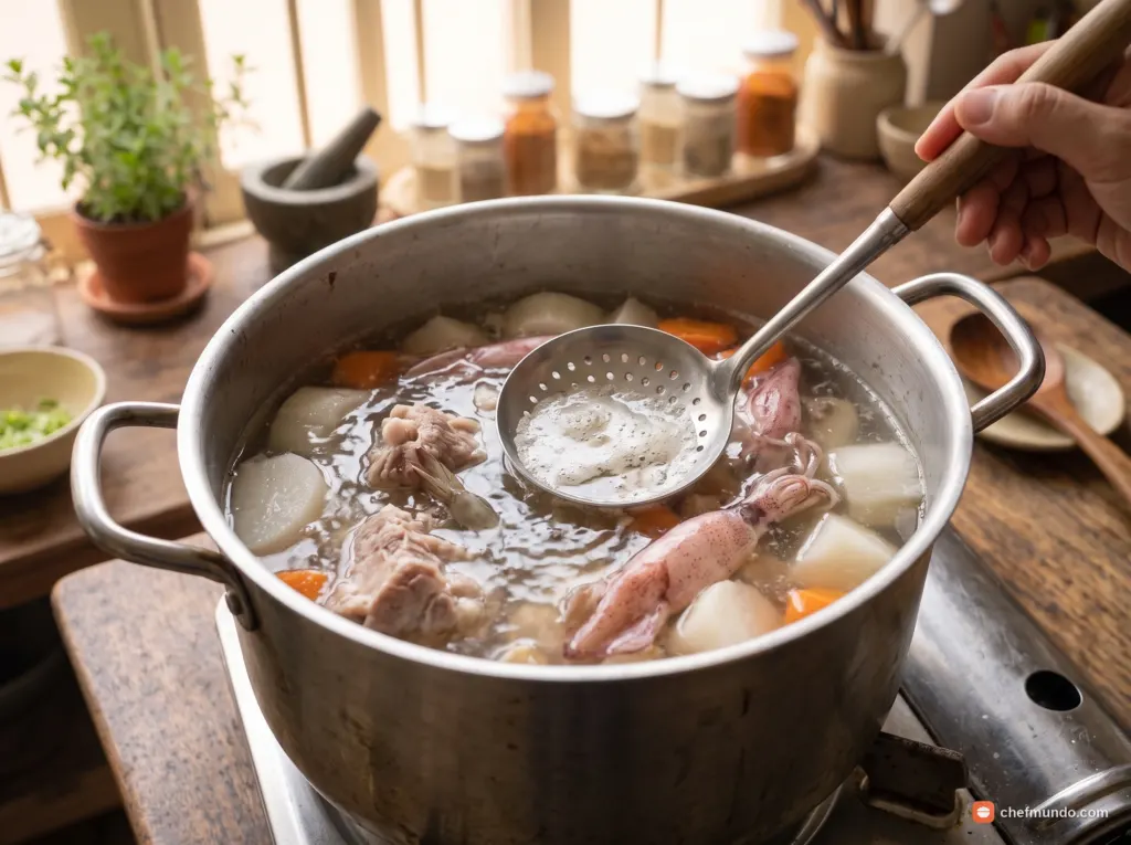 Ninh nước lèo trong ngọt