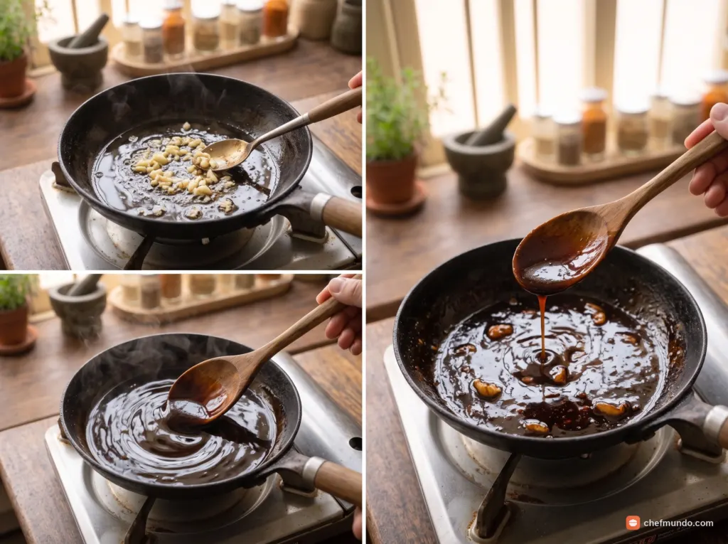 Pha nước sốt trộn (cho bản ăn khô)