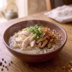Cách nấu miến gà Hà Nội nước dùng trong veo, gà ta ngọt thịt