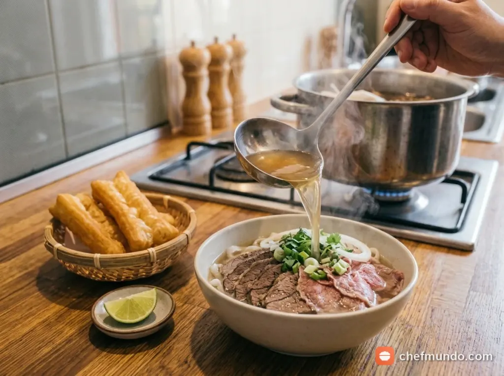 Trình bày tô phở kiểu Hà Nội