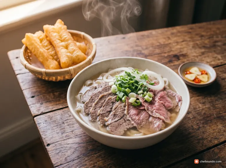 Cách nấu phở bò Hà Nội chuẩn vị – Nước dùng trong vắt, thanh tao