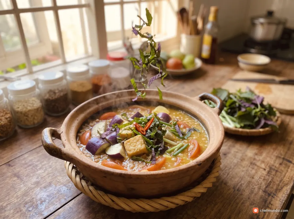 Rắc tía tô, hành lá và hoàn thành
