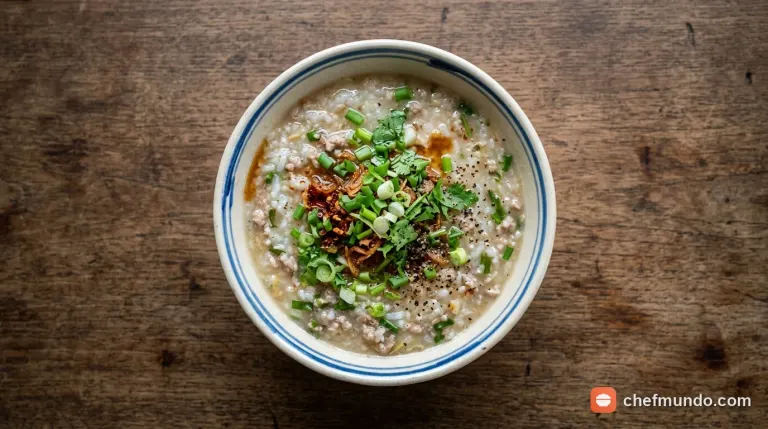 Công thức nấu cháo thịt băm sánh mịn thơm ngon không bị vữa
