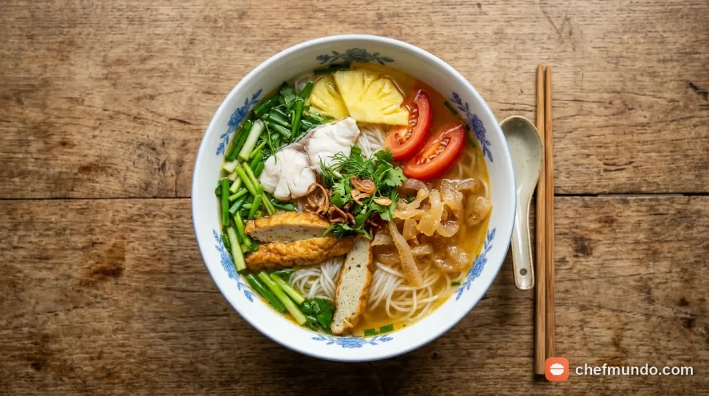Công thức nấu bún cá sứa Nha Trang giòn ngon, nước dùng ngọt thanh không tanh