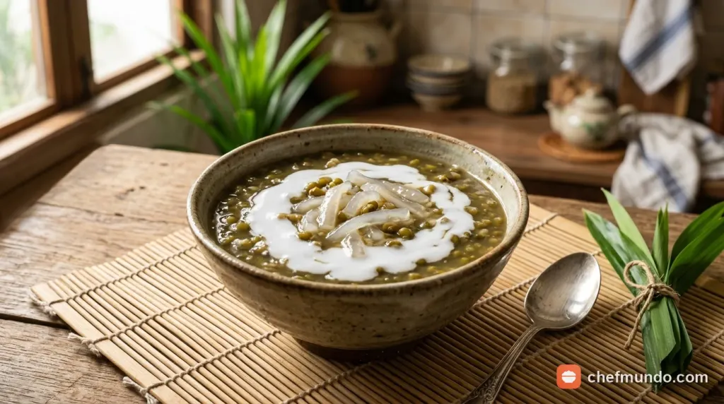 Công thức nấu chè đậu xanh cốt dừa béo ngậy, hạt mềm không nát