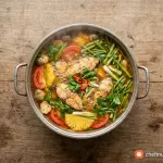 Công thức nấu lẩu cá bớp chua cay đơn giản tại nhà