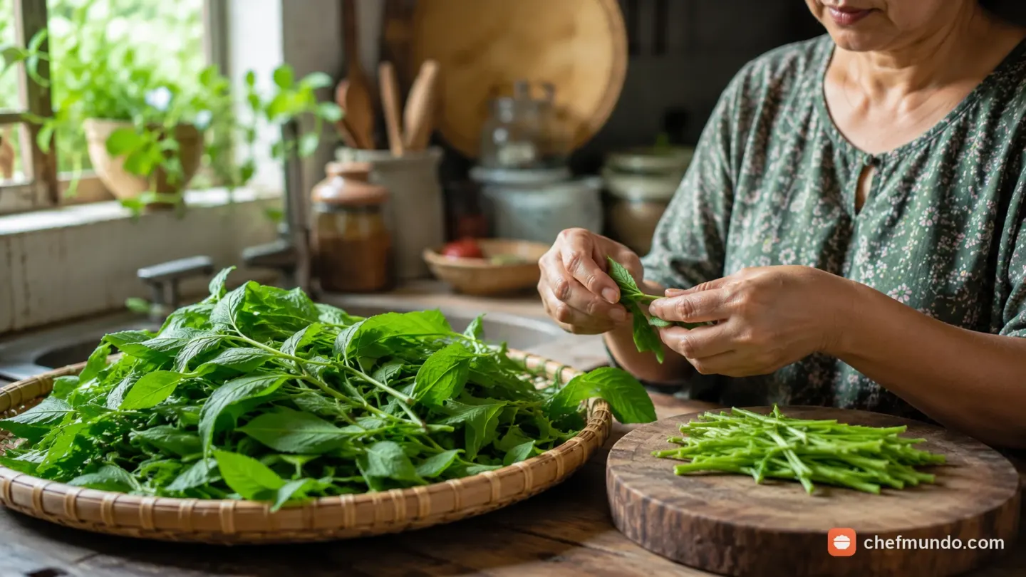 Hướng dẫn cách sơ chế rau đay và mẹo nấu canh không nhớt, không đắng