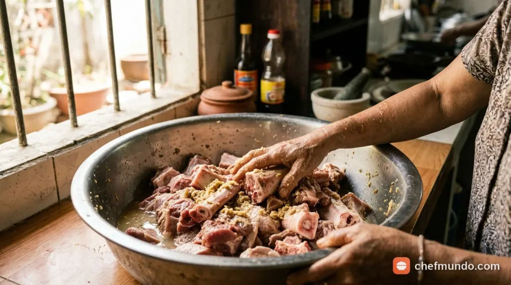 Sơ chế và khử mùi hôi thịt dê