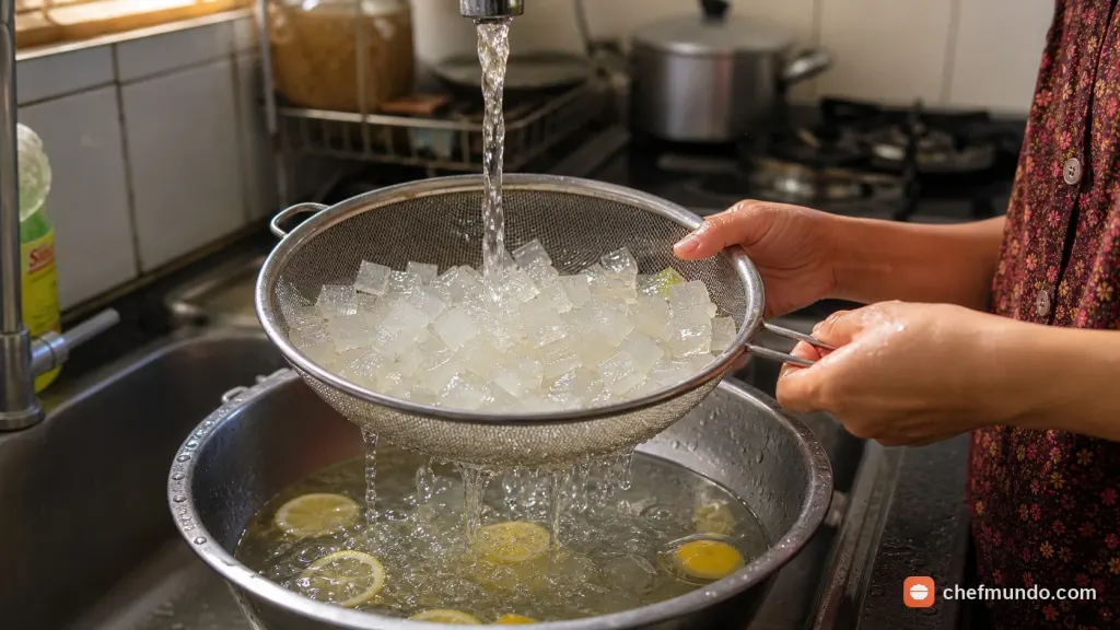 Ngâm chanh muối khử nhớt và vị đắng