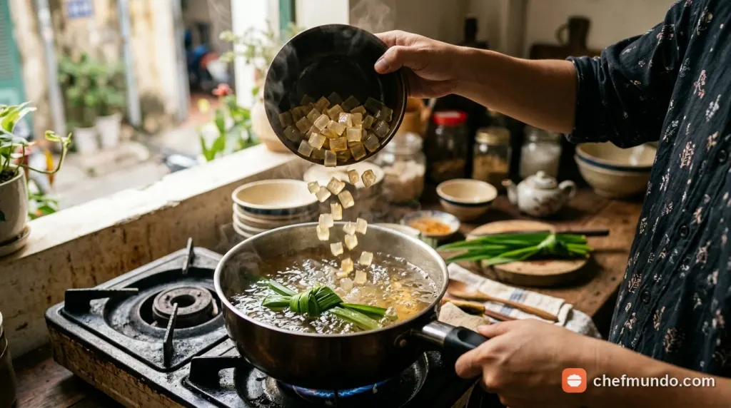Cho nha đam vào hoàn thiện và ướp lạnh