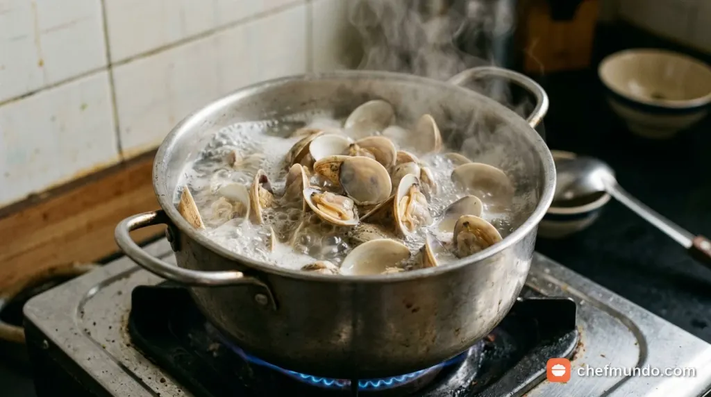 Khẩu phần canh ngao nấu dứa vừa phải kết hợp trong thực đơn dinh dưỡng thai kỳ