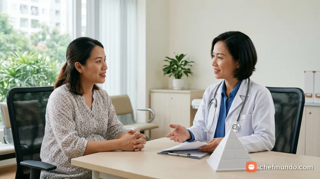 Bác sĩ tư vấn chế độ dinh dưỡng và lưu ý an toàn thực phẩm thai kỳ cho mẹ bầu 3 tháng đầu