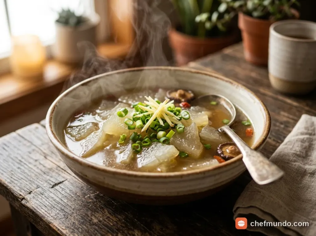 Bảo quản phần bí xanh cắt dở bằng màng bọc thực phẩm trong tủ lạnh