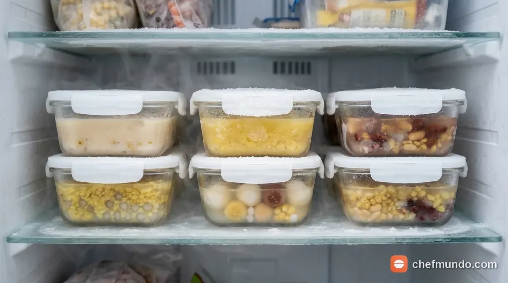 Sắp xếp các hộp chè dưỡng nhan và chè đậu trên ngăn mát tủ lạnh ở mức nhiệt độ an toàn