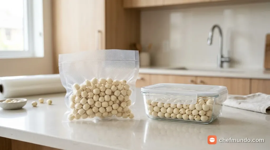 Phương pháp chần nước sôi và sốc nước đá lạnh trước khi cấp đông