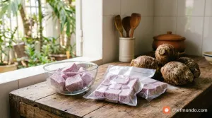 Cách bảo quản khoai môn tươi lâu không thâm và mẹo cấp đông