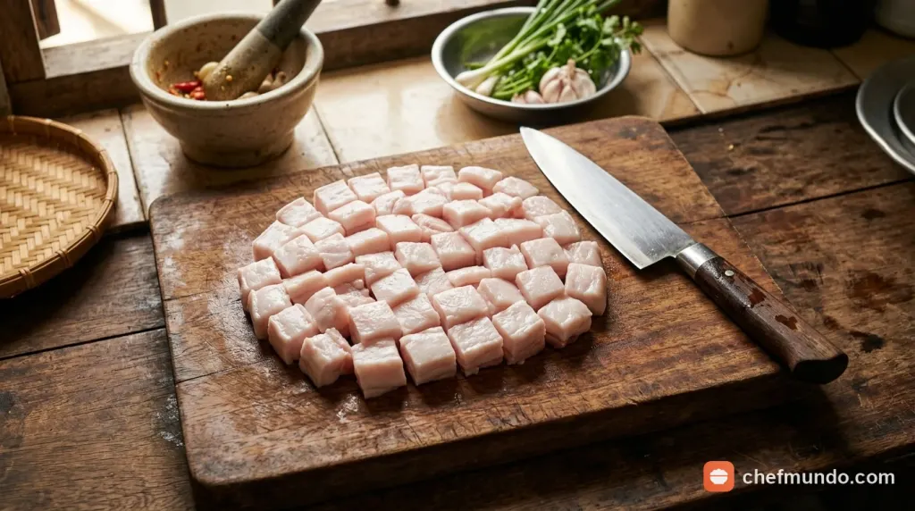 Khay tóp mỡ vàng ươm ráo dầu sau khi sấy ở nhiệt độ thấp