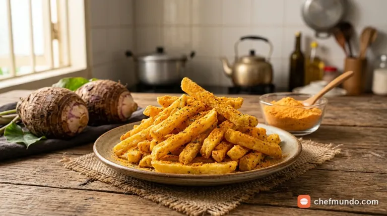 Cách làm khoai môn lắc phô mai giòn rụm, thơm bùi chuẩn vị tại nhà