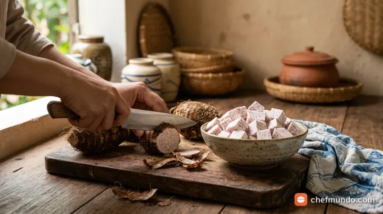 Cách nấu khoai môn chuẩn vị: Bí quyết sơ chế không ngứa và mẹo nấu bở bùi không nát