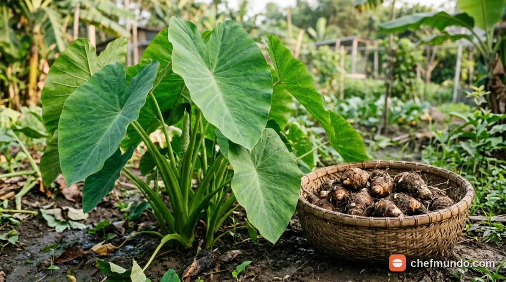 Cây khoai môn: Nguồn gốc, đặc điểm thực vật, cách chăm sóc và chế biến an toàn