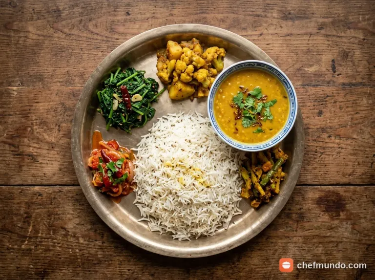 Công thức nấu Dal Bhat chuẩn vị Nepal thơm ngon bổ dưỡng