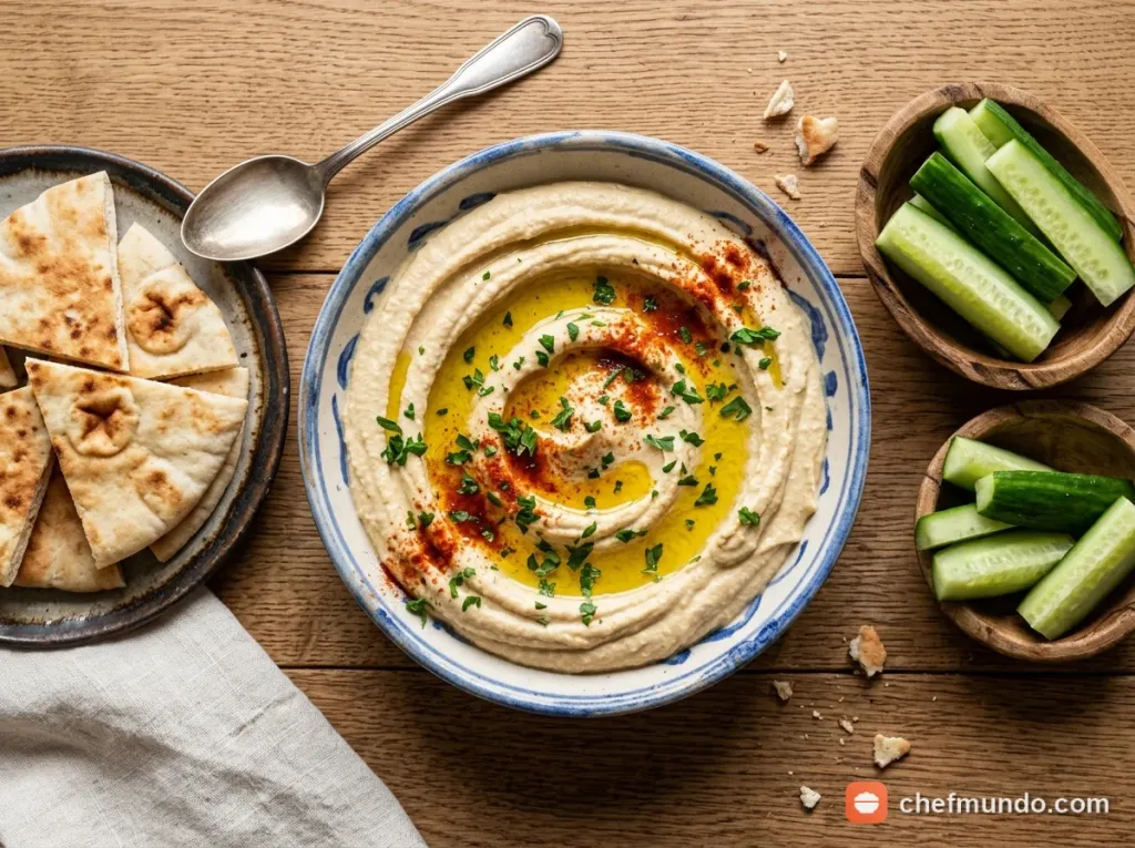 Công thức làm hummus mềm mịn chuẩn vị Trung Đông