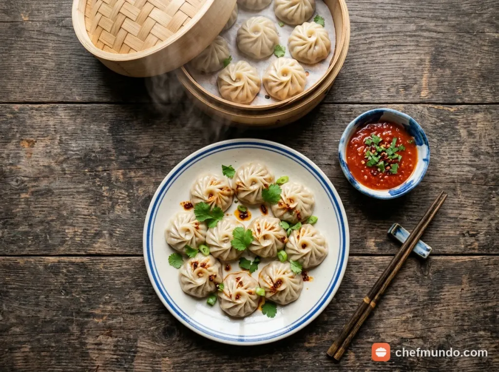 Công thức làm bánh Momo nhân thịt mềm mọng chuẩn vị