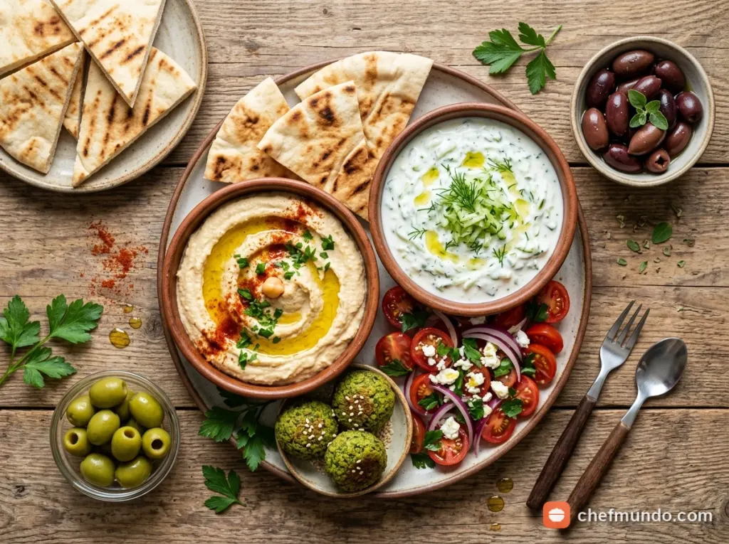 Công thức làm Meze Địa Trung Hải thanh mát, chuẩn vị tại nhà