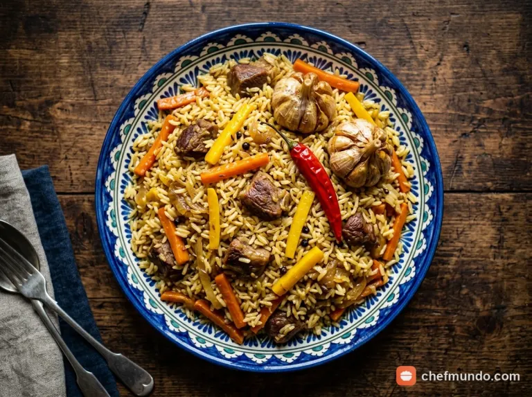 Công thức nấu Plov thơm ngon chuẩn vị Uzbekistan