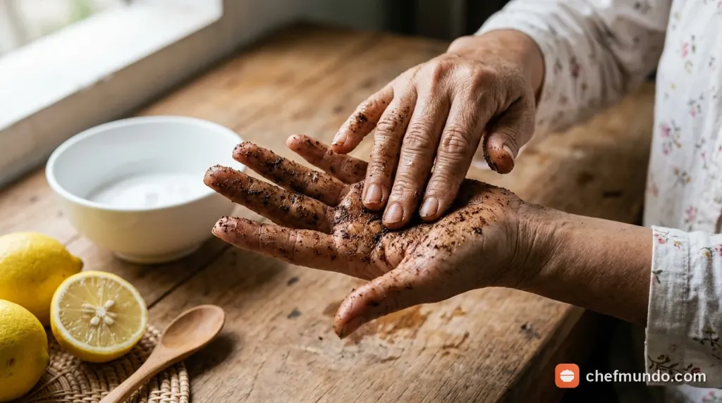 Khử mùi tanh của cá trên tay bằng dung dịch nước cốt chanh và giấm ăn