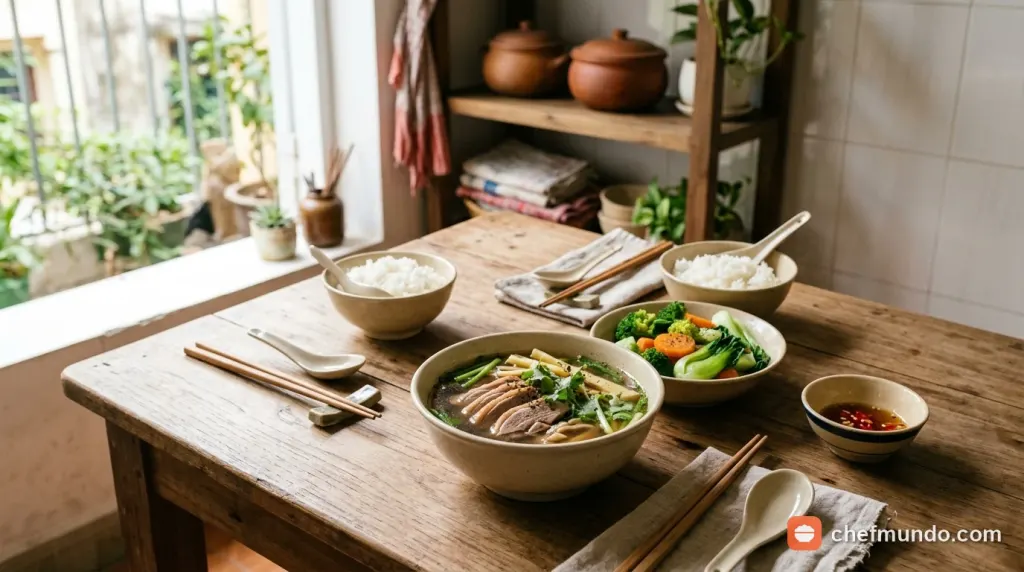 Thao tác sơ chế làm sạch và lọc bỏ hoàn toàn da mỡ thịt ngan kết hợp gừng sả tươi để đảm bảo an toàn tiêu hóa cho sản phụ.