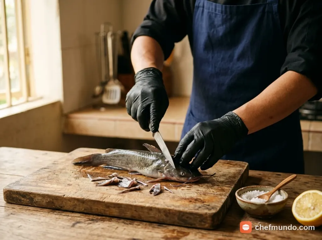 Sơ chế cá chốt và khử sạch nhớt tanh