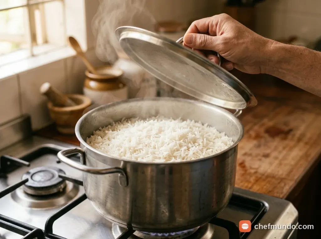 Nấu cơm Basmati tơi xốp hạt dài
