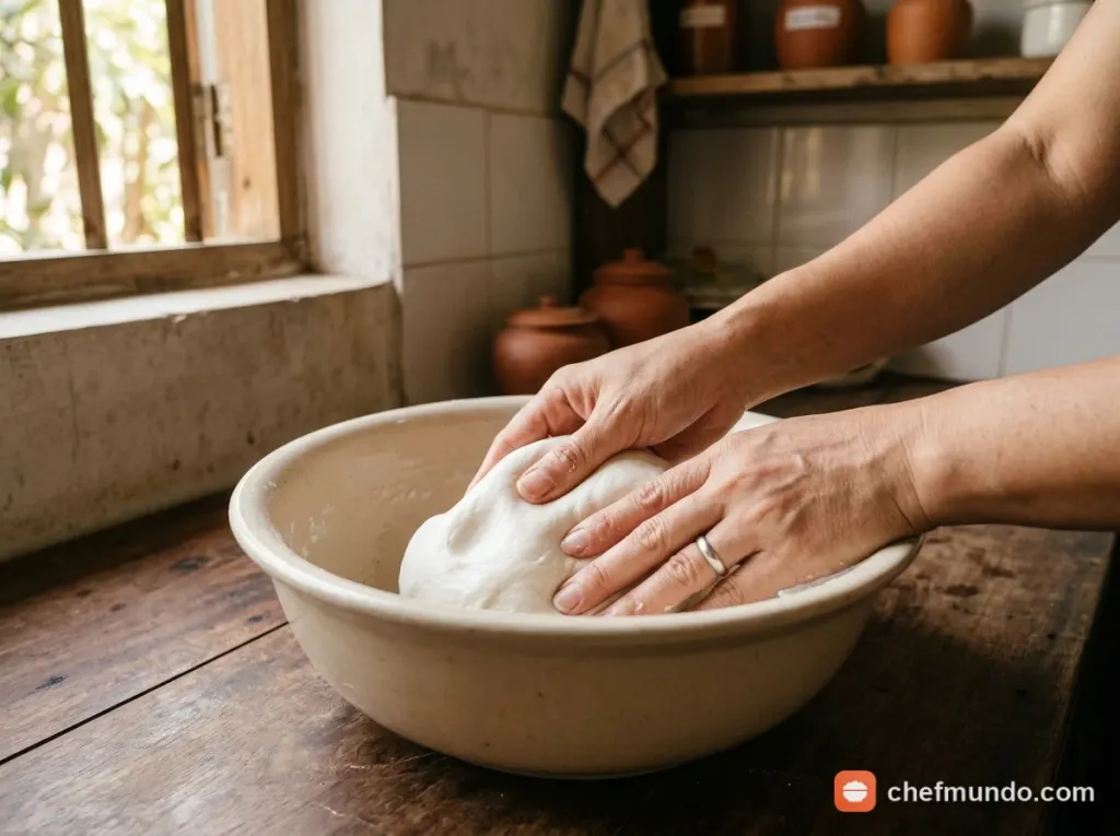 Xào nhân trứng kiến thịt ba chỉ thơm bùi