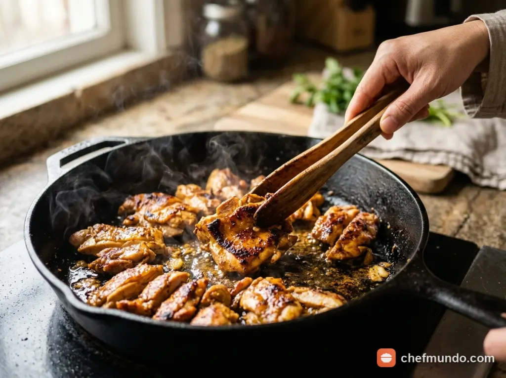 Nướng thịt Kebab xém vàng mềm mọng