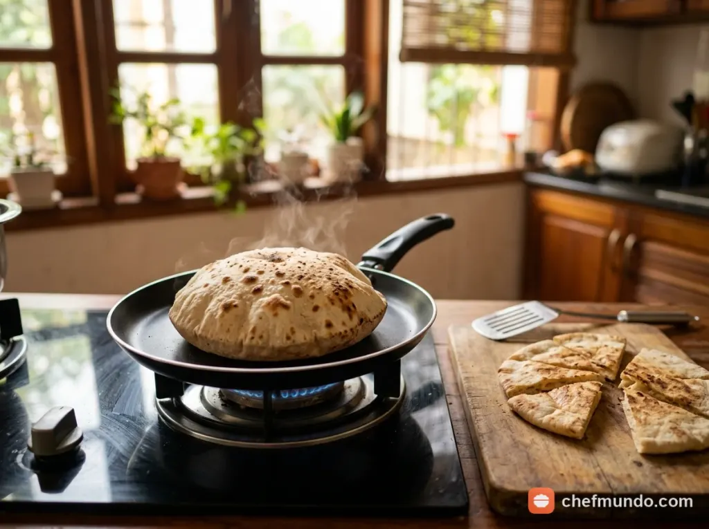 Nướng giòn bánh mì Pita thơm lừng