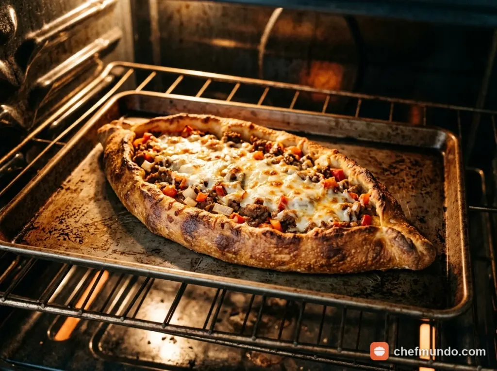 Nướng chín bánh Pide ở nhiệt độ cao