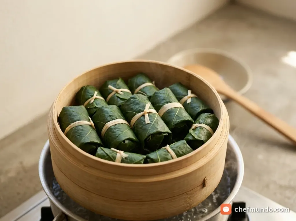 Bày bánh ra đĩa và thưởng thức